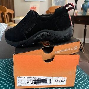 Merrell Kids' Jungle Moc Black Sneakers